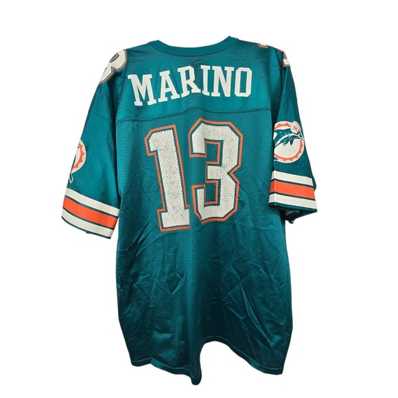 Vintage 90s Pro Line Logo Athletic Dan Marino Miami Dolphins NFL Jersey Mens XL